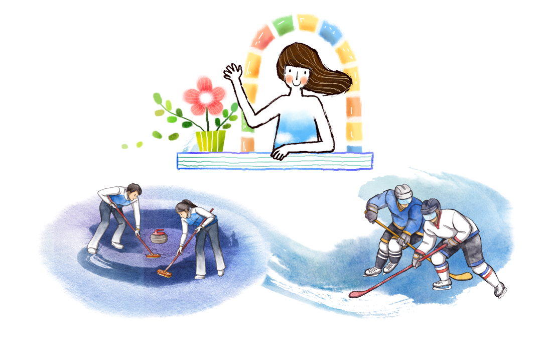 평창동계올림픽에서 북한 선수들을 보고 싶어요!